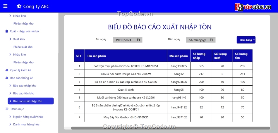 QUẢN LÝ KHO HÀNG,Reactjs,NodeJS,mongodb,firebase,redux